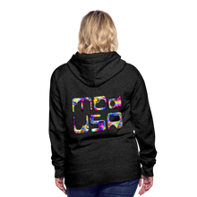 Indlæs billede til gallerivisning Mod-USA 2 Rave Women’s Premium Hoodie - charcoal grey