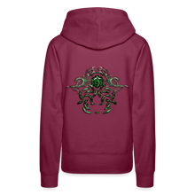 Afbeelding in Gallery-weergave laden, Modusa Serpenta Women’s Premium Hoodie - burgundy