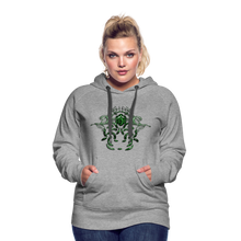 Afbeelding in Gallery-weergave laden, Modusa Serpenta Women’s Premium Hoodie - heather grey