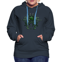 Afbeelding in Gallery-weergave laden, Modusa Serpenta Women’s Premium Hoodie - navy