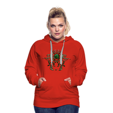 Afbeelding in Gallery-weergave laden, Modusa Serpenta Women’s Premium Hoodie - red