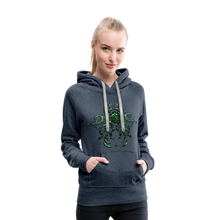 Afbeelding in Gallery-weergave laden, Modusa Serpenta Women’s Premium Hoodie - heather denim