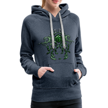 Afbeelding in Gallery-weergave laden, Modusa Serpenta Women’s Premium Hoodie - heather denim