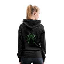 Afbeelding in Gallery-weergave laden, Modusa Serpenta Women’s Premium Hoodie - charcoal grey