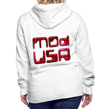Indlæs billede til gallerivisning Modusa Mars 1 Women’s Premium Hoodie - white