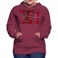 Indlæs billede til gallerivisning Modusa Mars 1 Women’s Premium Hoodie - burgundy