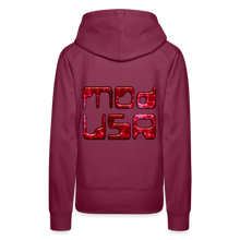 Indlæs billede til gallerivisning Modusa Mars 1 Women’s Premium Hoodie - burgundy