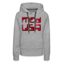 Indlæs billede til gallerivisning Modusa Mars 1 Women’s Premium Hoodie - heather grey