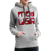 Indlæs billede til gallerivisning Modusa Mars 1 Women’s Premium Hoodie - heather grey