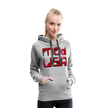 Indlæs billede til gallerivisning Modusa Mars 1 Women’s Premium Hoodie - heather grey