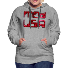 Indlæs billede til gallerivisning Modusa Mars 1 Women’s Premium Hoodie - heather grey