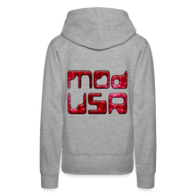 Indlæs billede til gallerivisning Modusa Mars 1 Women’s Premium Hoodie - heather grey
