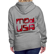 Indlæs billede til gallerivisning Modusa Mars 1 Women’s Premium Hoodie - heather grey