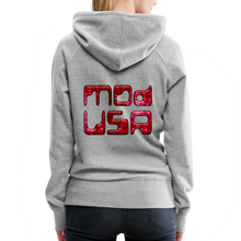Indlæs billede til gallerivisning Modusa Mars 1 Women’s Premium Hoodie - heather grey