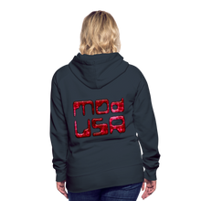 Indlæs billede til gallerivisning Modusa Mars 1 Women’s Premium Hoodie - navy