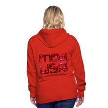 Indlæs billede til gallerivisning Modusa Mars 1 Women’s Premium Hoodie - red