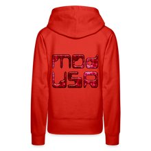 Indlæs billede til gallerivisning Modusa Mars 1 Women’s Premium Hoodie - red