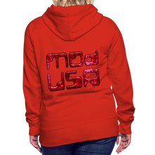 Indlæs billede til gallerivisning Modusa Mars 1 Women’s Premium Hoodie - red
