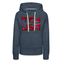 Indlæs billede til gallerivisning Modusa Mars 1 Women’s Premium Hoodie - heather denim
