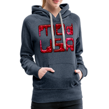 Indlæs billede til gallerivisning Modusa Mars 1 Women’s Premium Hoodie - heather denim