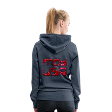 Indlæs billede til gallerivisning Modusa Mars 1 Women’s Premium Hoodie - heather denim