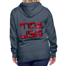 Indlæs billede til gallerivisning Modusa Mars 1 Women’s Premium Hoodie - heather denim