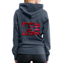 Indlæs billede til gallerivisning Modusa Mars 1 Women’s Premium Hoodie - heather denim