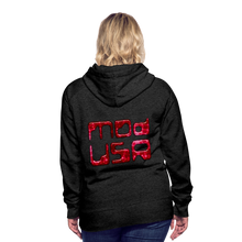 Indlæs billede til gallerivisning Modusa Mars 1 Women’s Premium Hoodie - charcoal grey