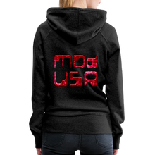 Indlæs billede til gallerivisning Modusa Mars 1 Women’s Premium Hoodie - charcoal grey