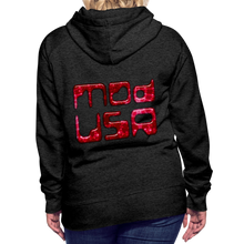 Indlæs billede til gallerivisning Modusa Mars 1 Women’s Premium Hoodie - charcoal grey