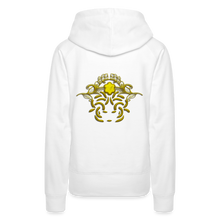 Indlæs billede til gallerivisning Modusa Raw Gold 1 Women’s Premium Hoodie - white