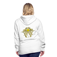 Indlæs billede til gallerivisning Modusa Raw Gold 1 Women’s Premium Hoodie - white