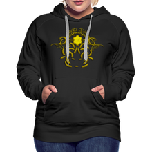 Indlæs billede til gallerivisning Modusa Raw Gold 1 Women’s Premium Hoodie - black