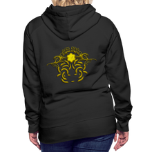 Indlæs billede til gallerivisning Modusa Raw Gold 1 Women’s Premium Hoodie - black