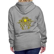Indlæs billede til gallerivisning Modusa Raw Gold 1 Women’s Premium Hoodie - heather grey