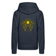 Indlæs billede til gallerivisning Modusa Raw Gold 1 Women’s Premium Hoodie - navy