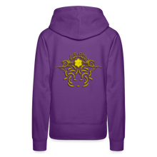 Indlæs billede til gallerivisning Modusa Raw Gold 1 Women’s Premium Hoodie - purple