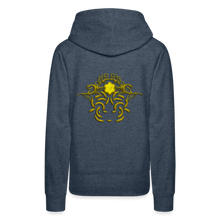 Indlæs billede til gallerivisning Modusa Raw Gold 1 Women’s Premium Hoodie - heather denim