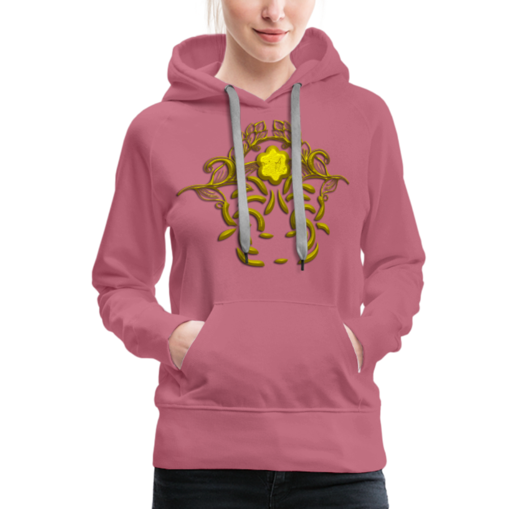 Modusa Raw Gold 1 Women’s Premium Hoodie - mauve