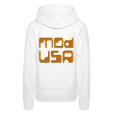 Afbeelding in Gallery-weergave laden, Mod-Usa Gold 1 Women’s Premium Hoodie - white