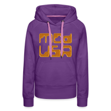 Afbeelding in Gallery-weergave laden, Mod-Usa Gold 1 Women’s Premium Hoodie - purple