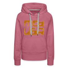 Afbeelding in Gallery-weergave laden, Mod-Usa Gold 1 Women’s Premium Hoodie - mauve