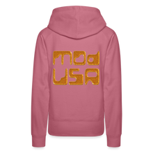 Afbeelding in Gallery-weergave laden, Mod-Usa Gold 1 Women’s Premium Hoodie - mauve