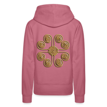 Indlæs billede til gallerivisning Gold Swirl 1 Women’s Premium Hoodie - mauve