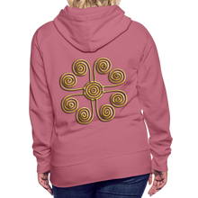 Indlæs billede til gallerivisning Gold Swirl 1 Women’s Premium Hoodie - mauve