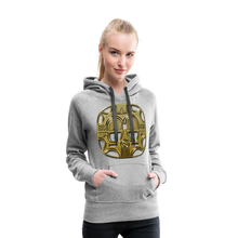 Afbeelding in Gallery-weergave laden, Mask 1 Women’s Premium Hoodie - heather grey