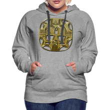 Afbeelding in Gallery-weergave laden, Mask 1 Women’s Premium Hoodie - heather grey