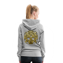 Afbeelding in Gallery-weergave laden, Mask 1 Women’s Premium Hoodie - heather grey