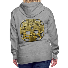 Afbeelding in Gallery-weergave laden, Mask 1 Women’s Premium Hoodie - heather grey