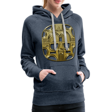 Afbeelding in Gallery-weergave laden, Mask 1 Women’s Premium Hoodie - heather denim